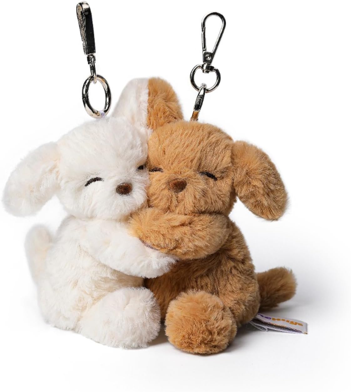 Detalle de McHugs MC600111 Snuggle Dog Charm 犬のぬいぐるみキーホルダー 面ファスナー式