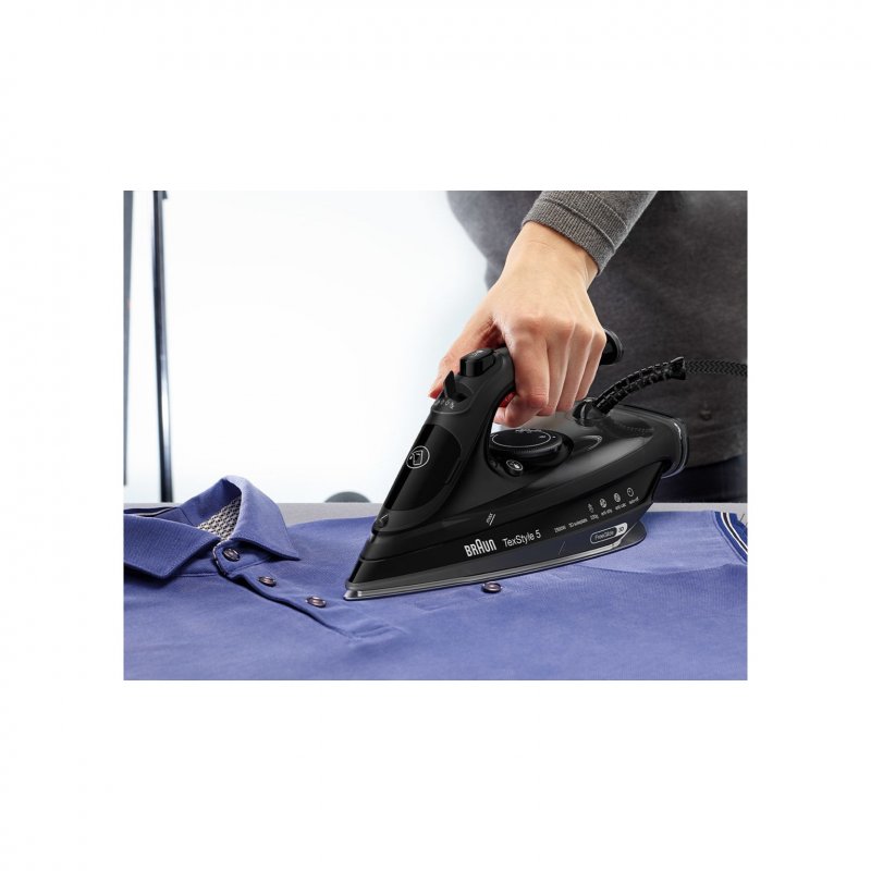 Detalle 1 de Braun TexStyle 5 SI 5088 BK plancha vapor 2.800 W