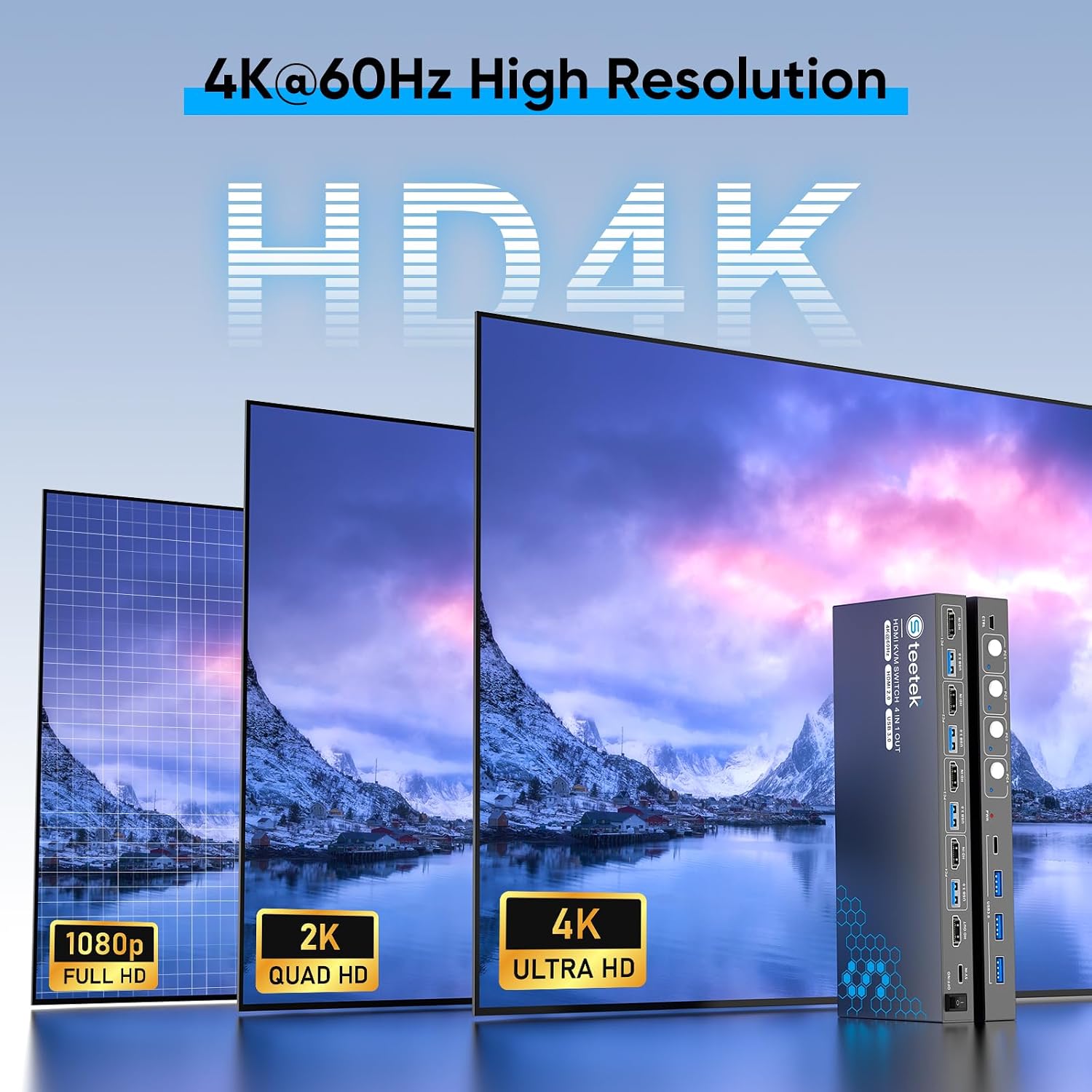 Thumbnail 2 de HDMI KVM switch, 4-port