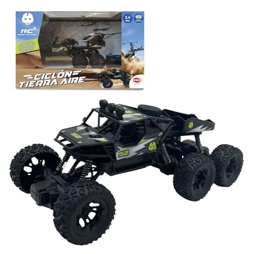 Detalle de Bizak Cyclon Tierra Aire vehículo RC 2 en 1 +5 años