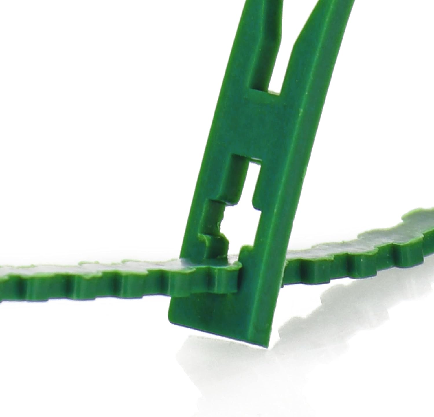 Thumbnail 6 de COM-FOUR® 200x Lega piante in plastica verde - clip regolabili da 14 cm, legatura versatile e riutilizzabile