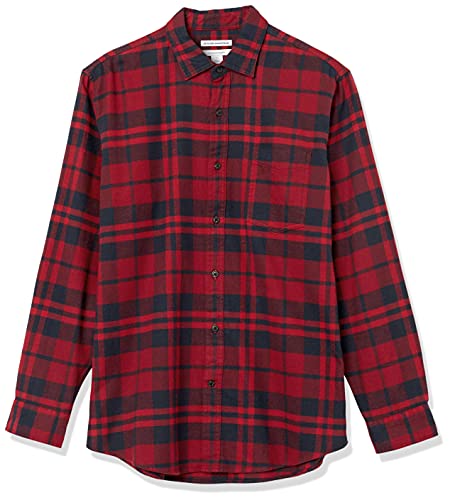 Thumbnail 6 de Amazon Essentials Camisa franela hombre XS Rojo cuadros 👕