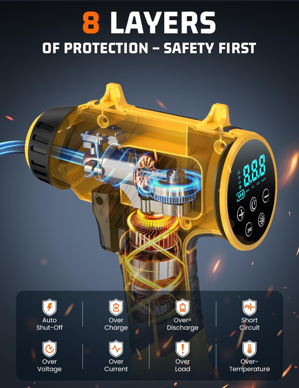 Thumbnail 6 de Ipflin Portable Tire Inflator 160 PSI