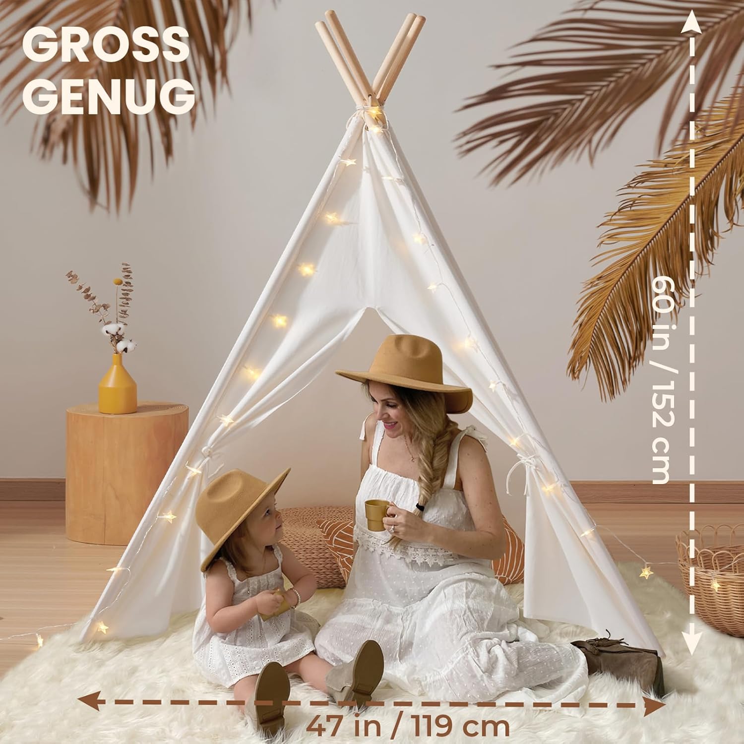 Thumbnail 4 de Tiny Land Tipi Zelt 167,6 cm ⛺