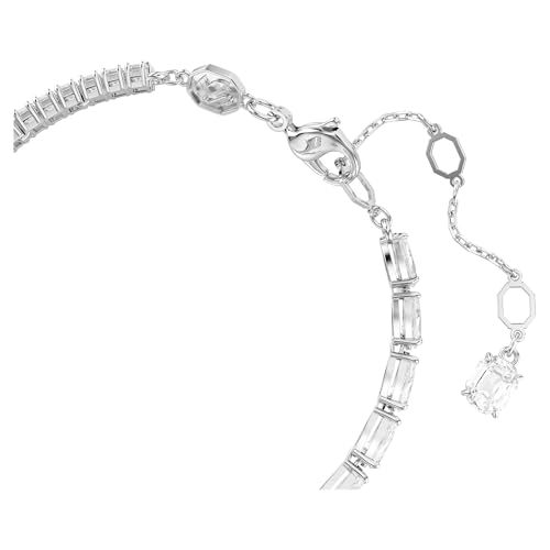 Thumbnail 2 de Swarovski Pulsera Matrix blanca, baño de rodio 💍