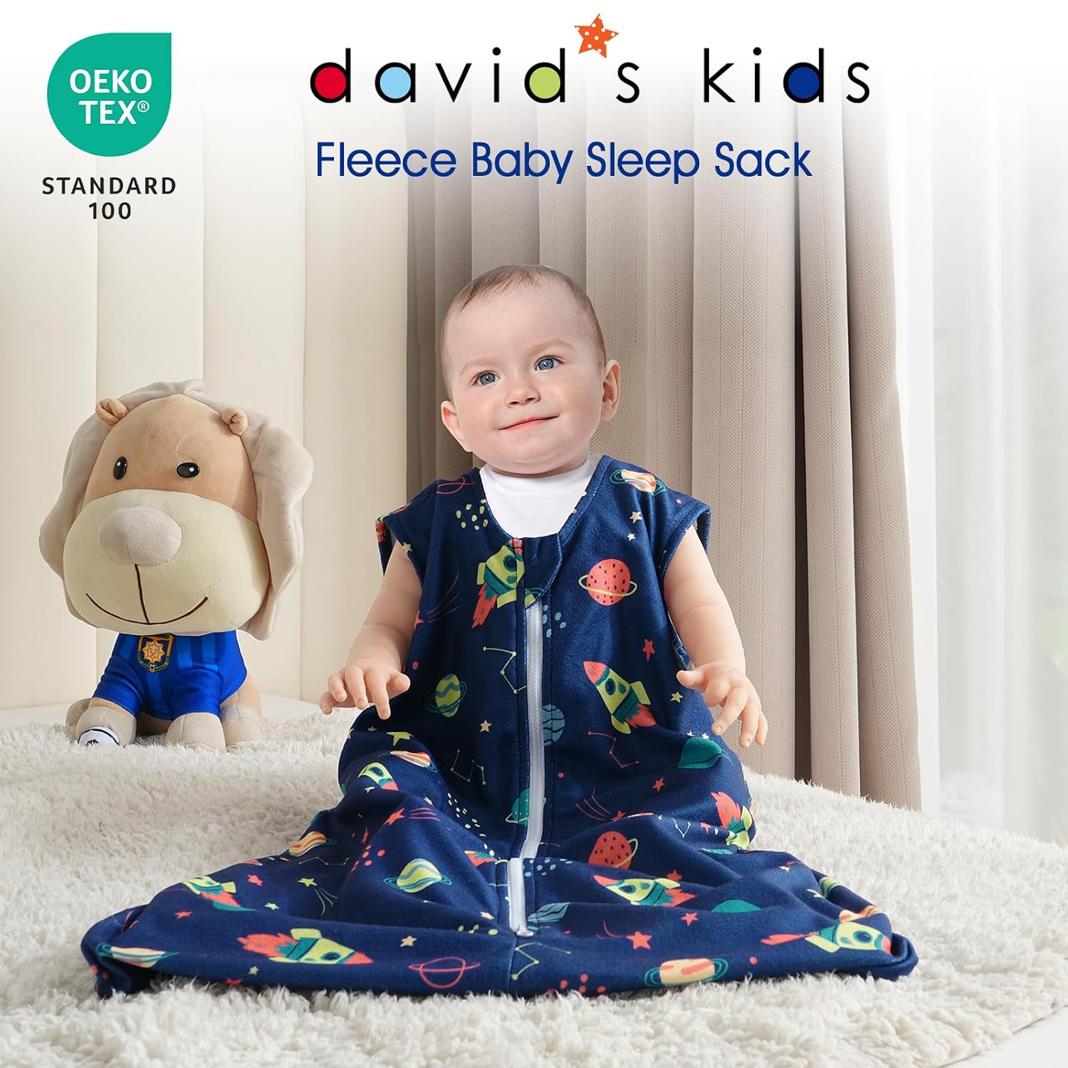Detalle de David's Kids Baby Sleep Sack 1.5 TOG