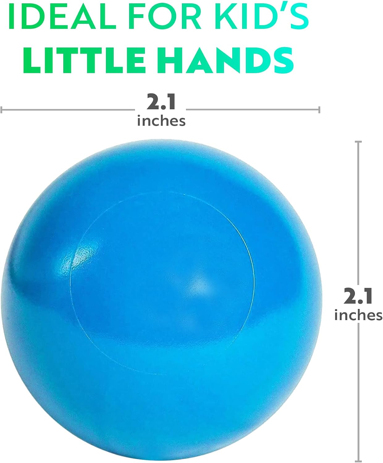 Thumbnail 2 de Playz Soft Plastic Mini Ball Pit Balls 50 Count: 8 Vibrant Colors for Safe Toddler Play