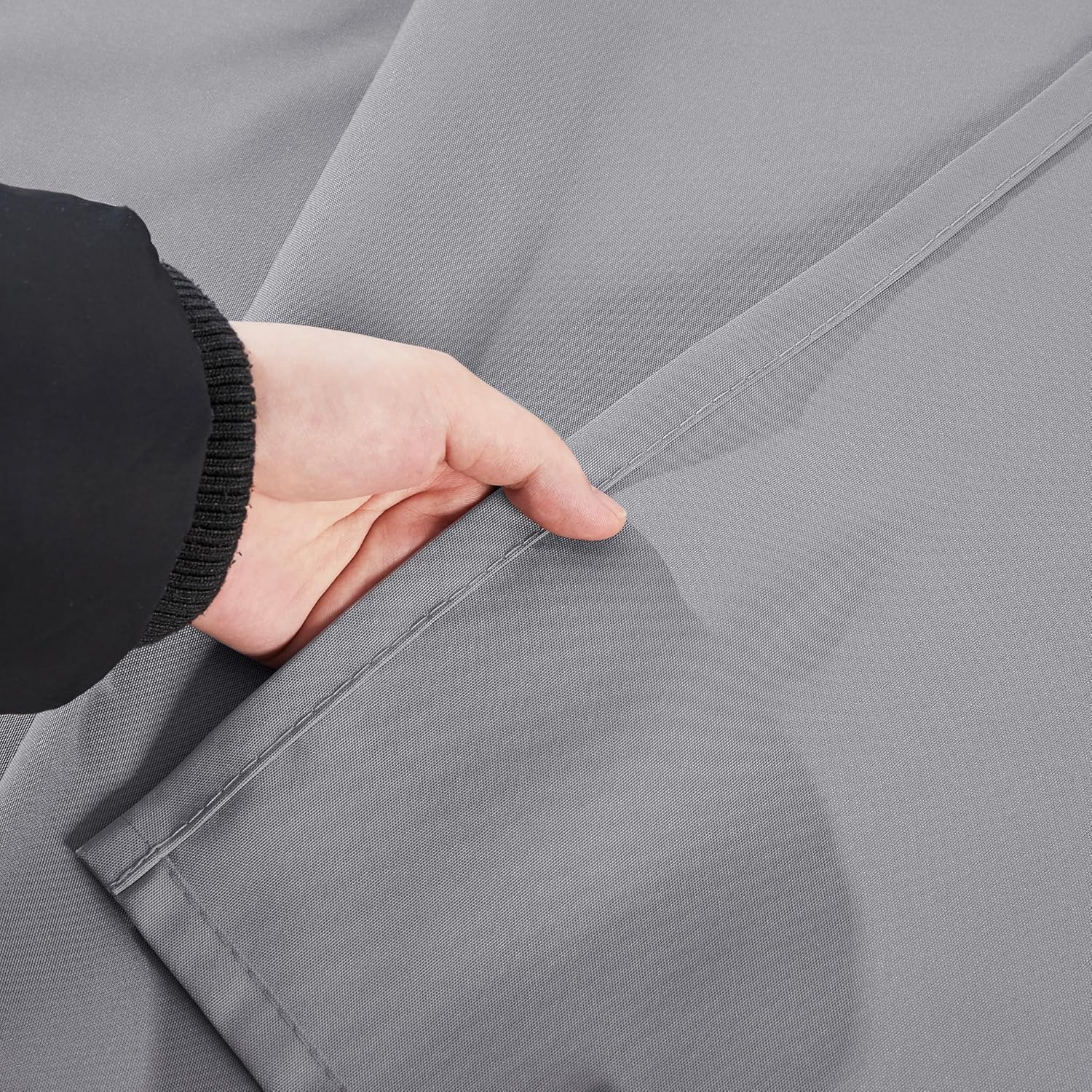 Thumbnail 5 de Deconovo Outdoor Tischdecke wasserdicht 130x160 cm (Grau) – 1 Stück