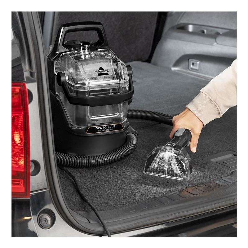 Detalle de Bissell SpotClean Hydrosteam Pro: limpiador de vapor 1,9 L para alfombras, suelos y tapicería