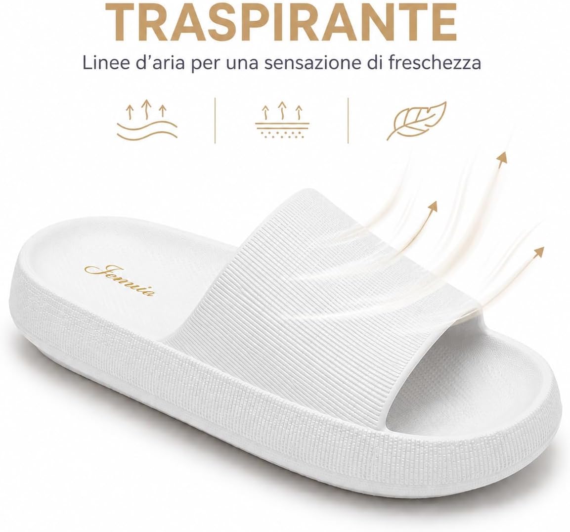 Thumbnail 3 de JOMIX zomerslippers voor dames, teenslippers van EVA met antislipzool