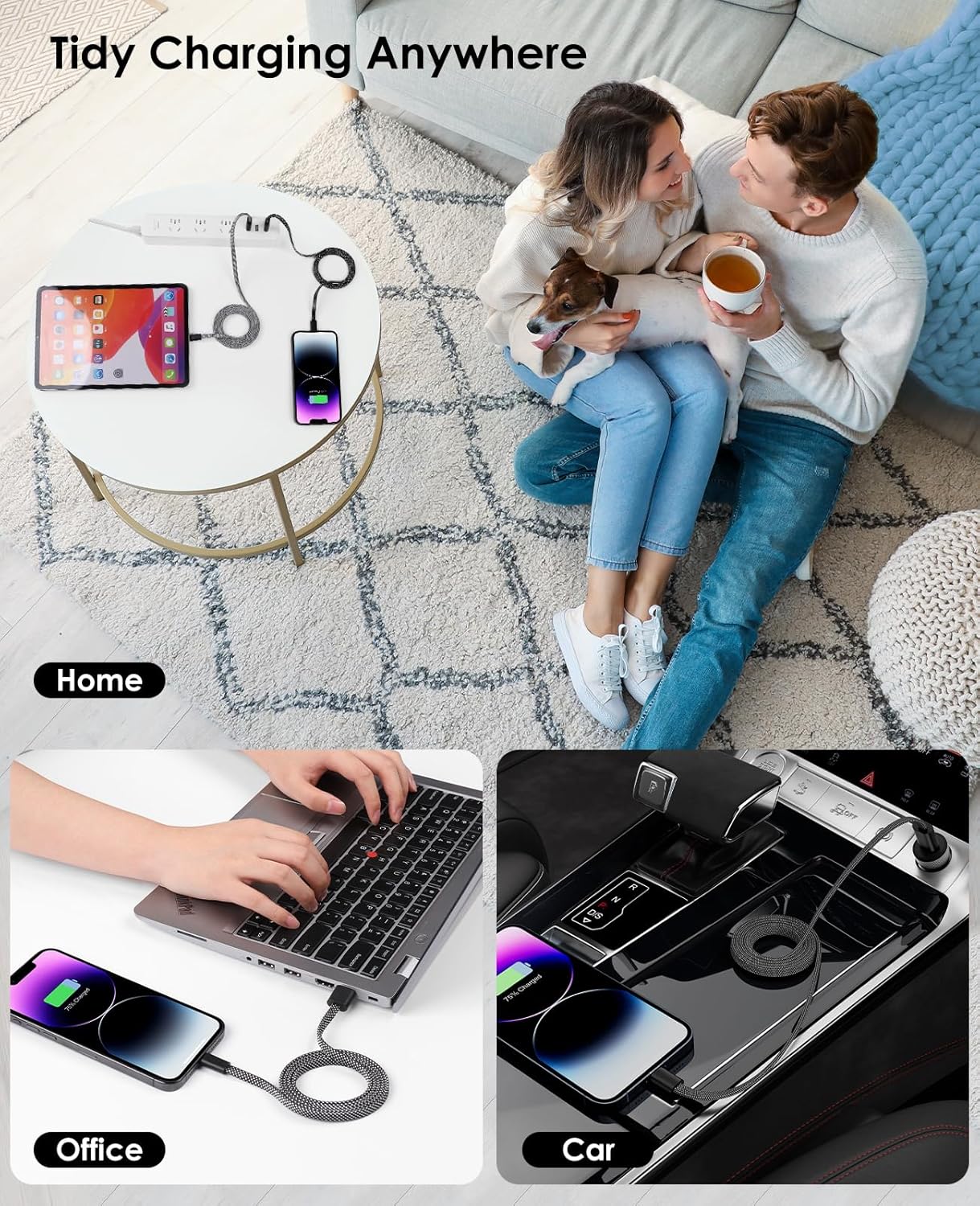 Thumbnail 5 de Magtame Cable Lightning Magnético 1,5 m ⚡ Carga Rápida sin Enredos