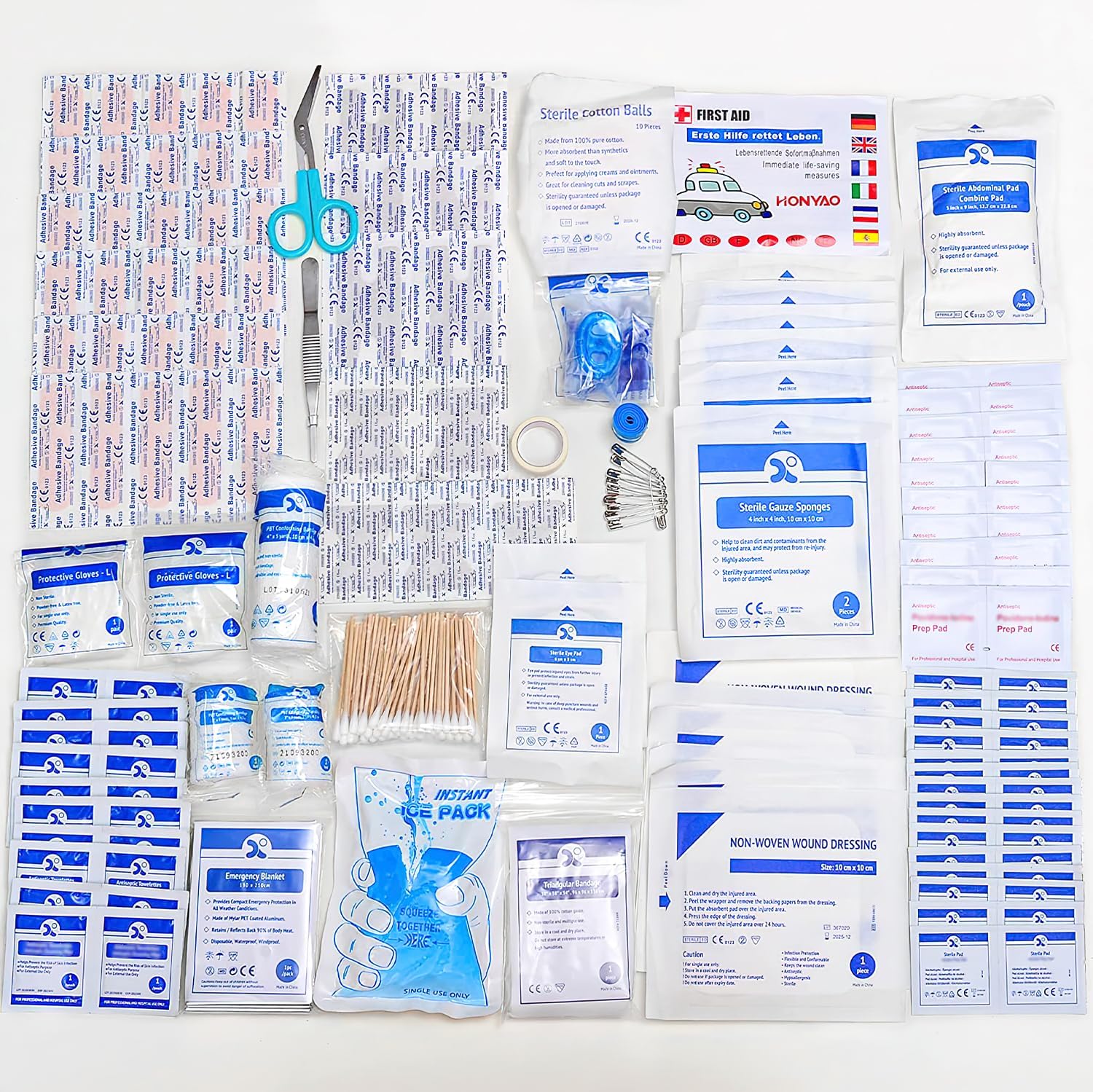 Thumbnail 1 de HONYAO Trousse de Premiers Secours 222 pièces