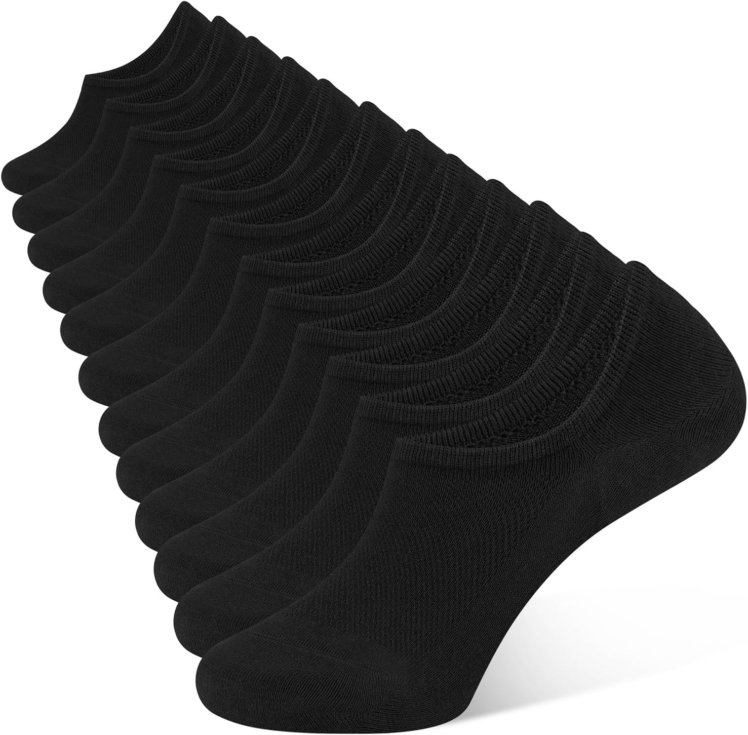 Detalle de CLOSEMATE Socken No-Show Trainer Socks, Silicone Heel Grips, 6P