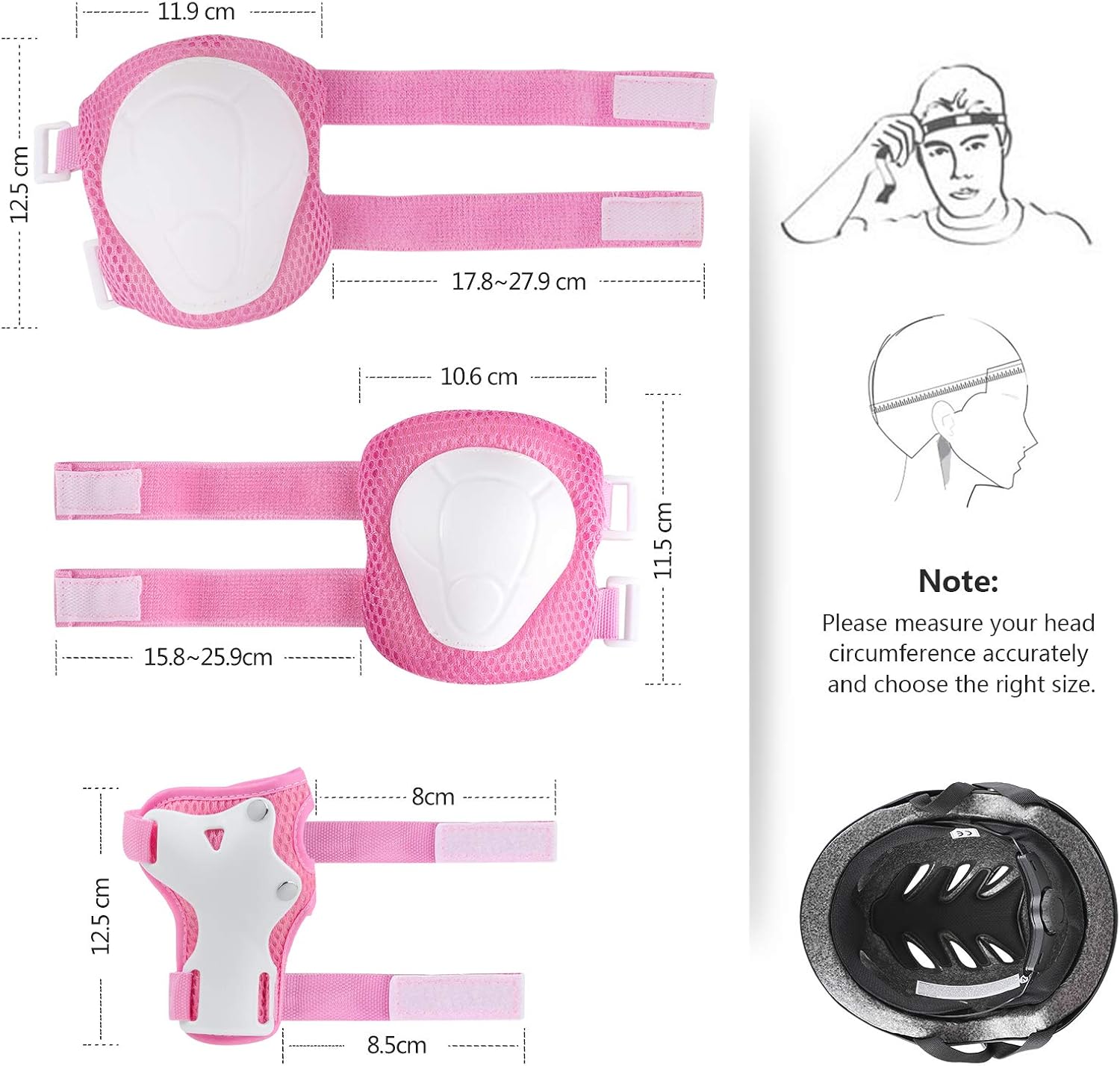 Detalle de Jim's Store Kids Bike Helmet set 3–10 years