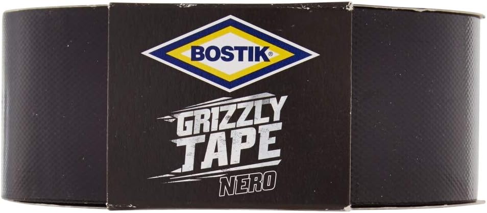 Thumbnail 3 de Bostik Grizzly Tape Nastro telato nero 25 m x 50 mm: affidabile per esterno e riparazioni temporanee