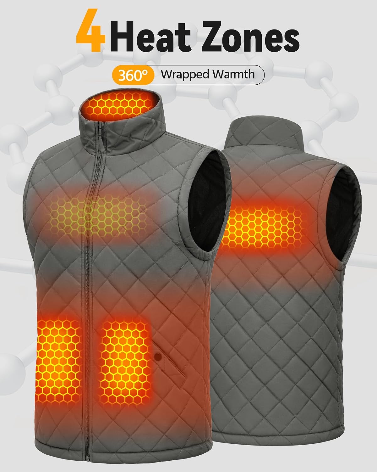 Detalle 2 de Wulcea Heated Vest 7.4V