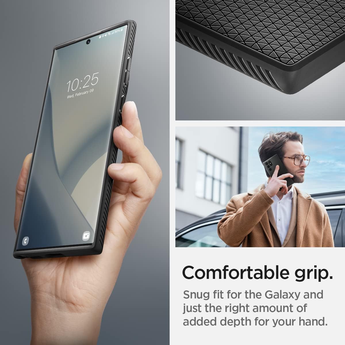 Thumbnail 5 de Spigen Liquid Air Coque pour Samsung Galaxy S22 Ultra 5G – Noir Mat