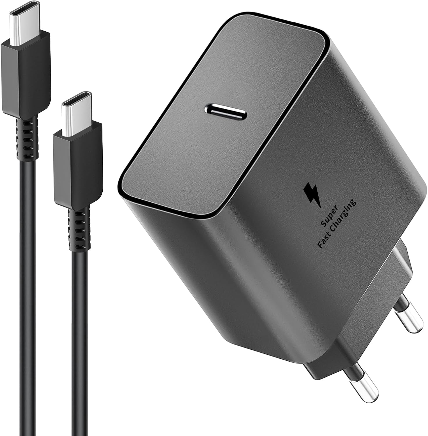 Thumbnail 6 de Caricatore da auto USB-C 45W con cavo extra lungo 1m+2m per Samsung Galaxy e altri dispositivi Type-C