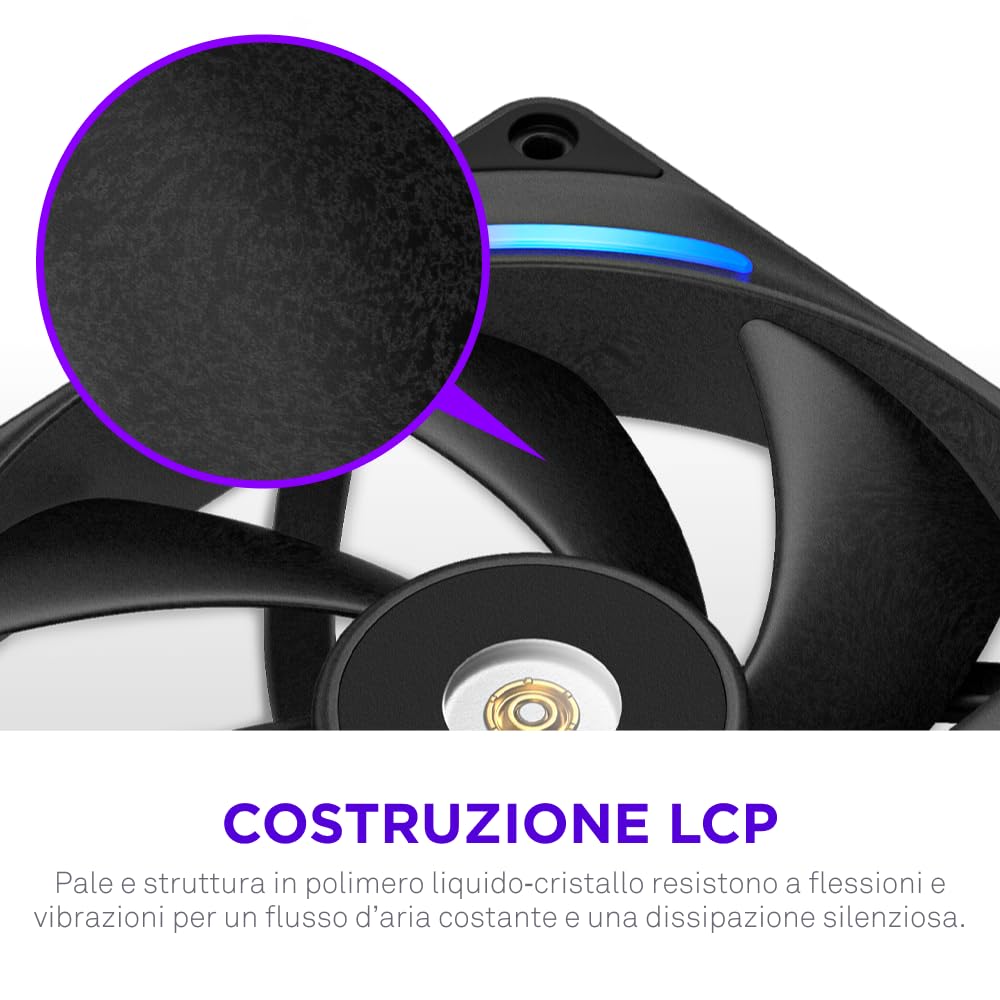 Thumbnail 2 de NZXT F280X ventola 140mm PWM RGB