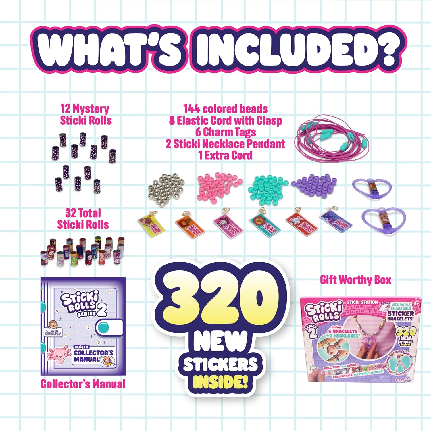 Detalle 2 de Sky Castle STICKI Rolls Sticki Station 320 stickers