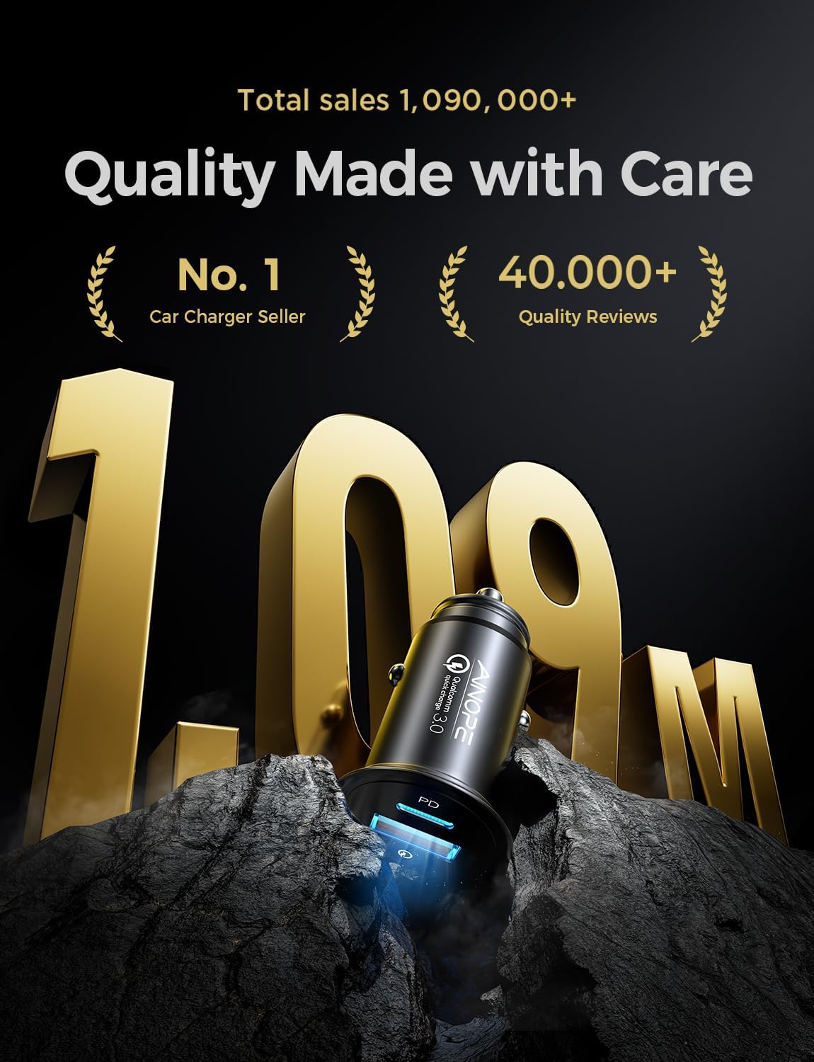 Detalle de AINOPE Car Charger 67.5W
