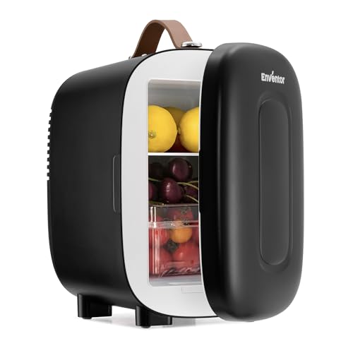 Detalle de Enventor Mini Fridge 4 Litre: Portable Cooler and Warmer for Home or Car