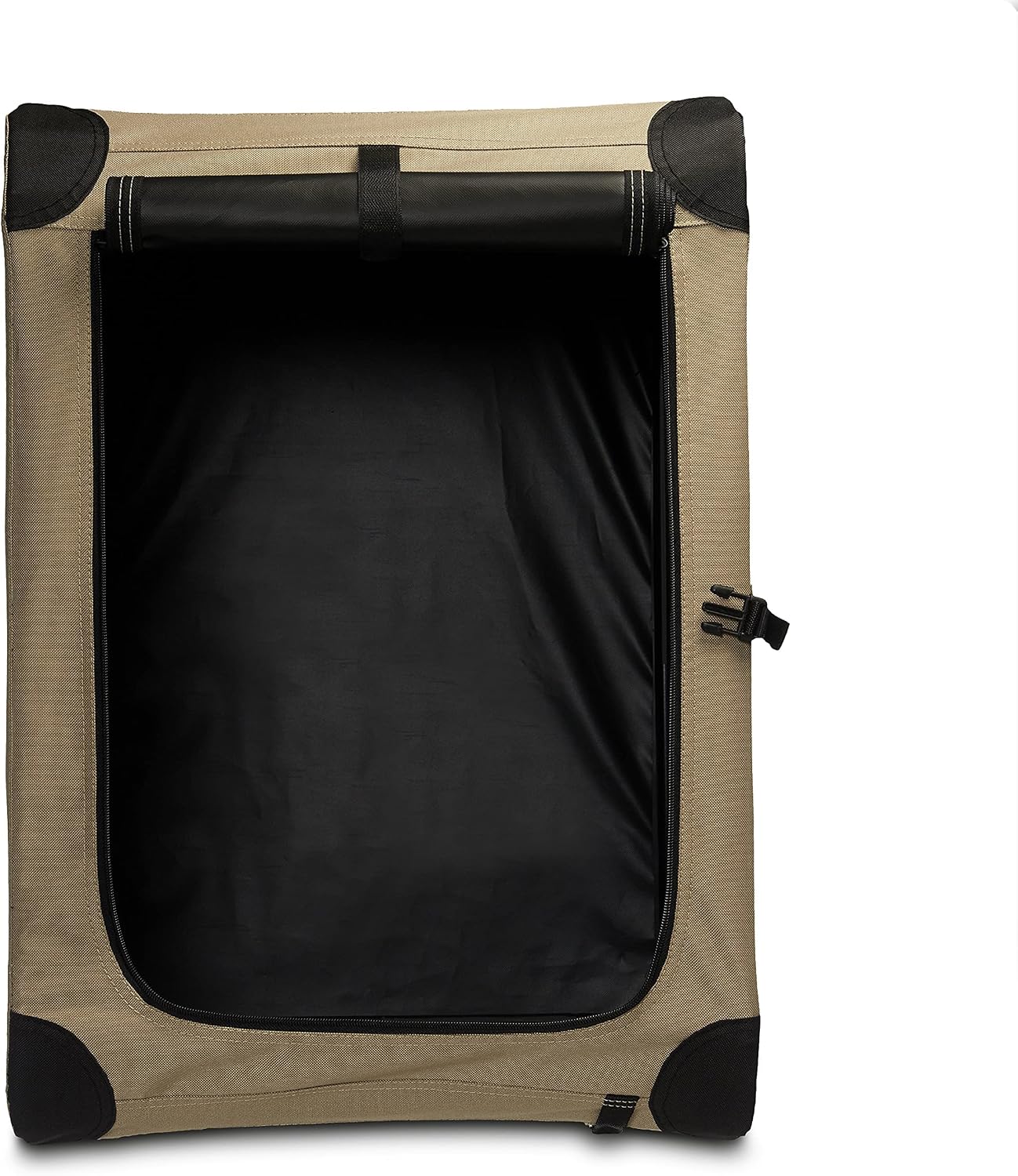 Detalle de Amazon Basics składana klatka dla psa 66 cm z dwoma wejściami