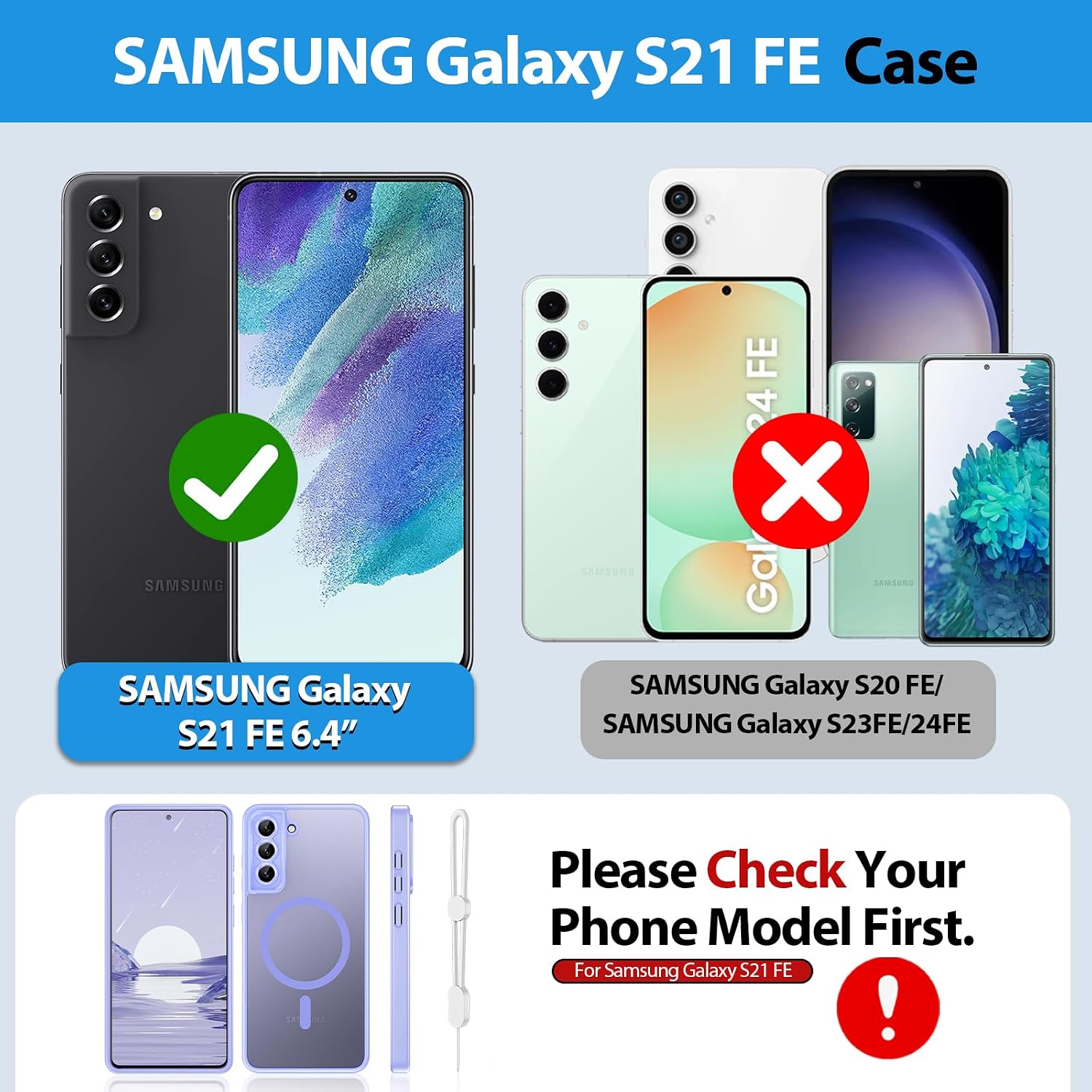 Thumbnail 2 de Dizn Galaxy S21 FE Case 5G