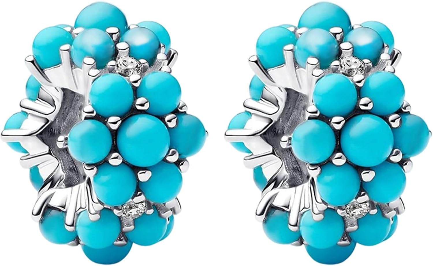 Thumbnail 4 de YUMINN Ocean Charms: 925er Sterling Silber Damen-Anhängerkette mit Turtle, Fisch und Krabben-Dangle