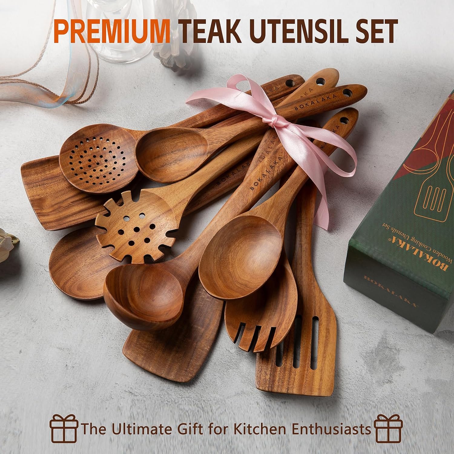 Thumbnail 6 de BOKALAKA Wooden Spoons 10 pcs 🍴