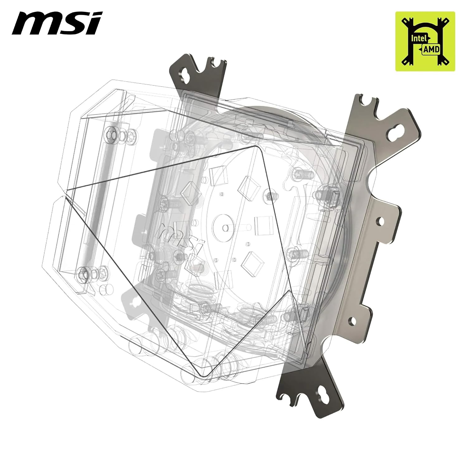 Thumbnail 4 de MSI MAG CORELIQUID I240: dissipatore a liquido AiO con ARGB e radiatore a flusso separato