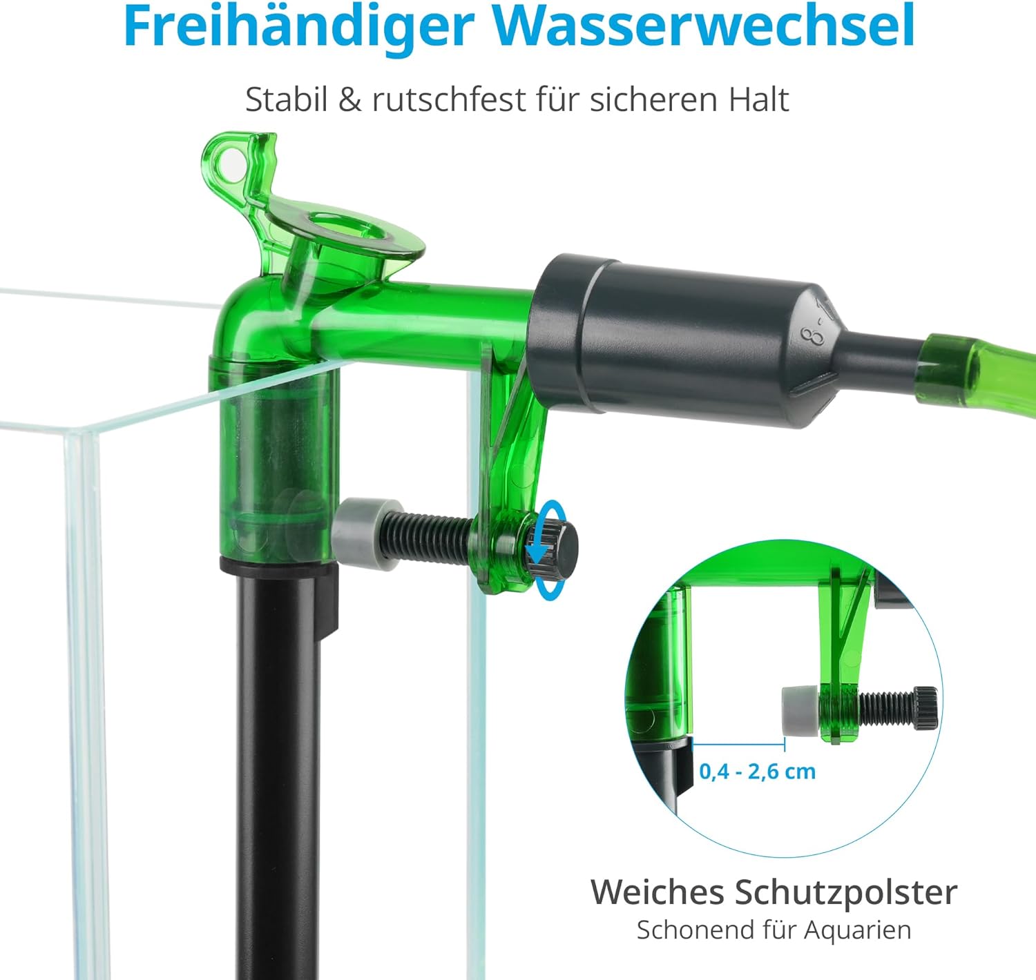 Detalle 1 de NICREW Aquarium Wasserwechsler 155 cm 🐠