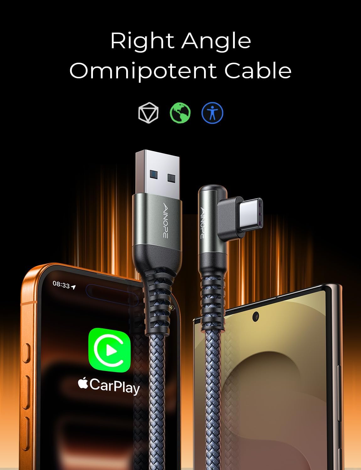 Thumbnail 1 de AINOPE USB C Kabel 2×2 m Ladekabel für Samsung