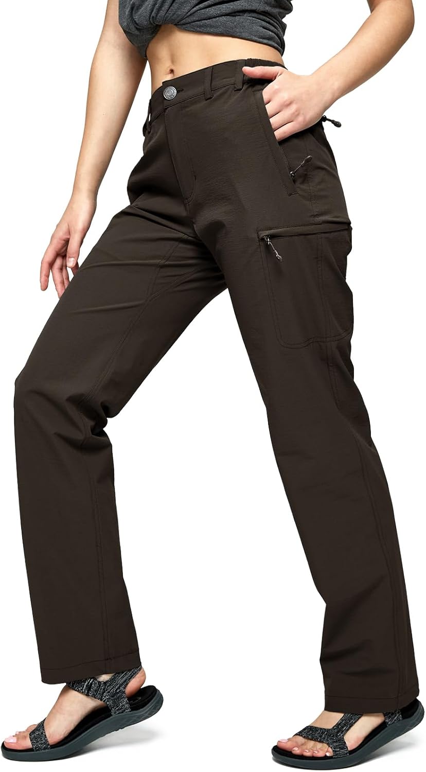 Detalle 2 de MIER Women’s Quick Dry Cargo Pants (Lightweight Tactical Hiking Pants) with 6 Pockets