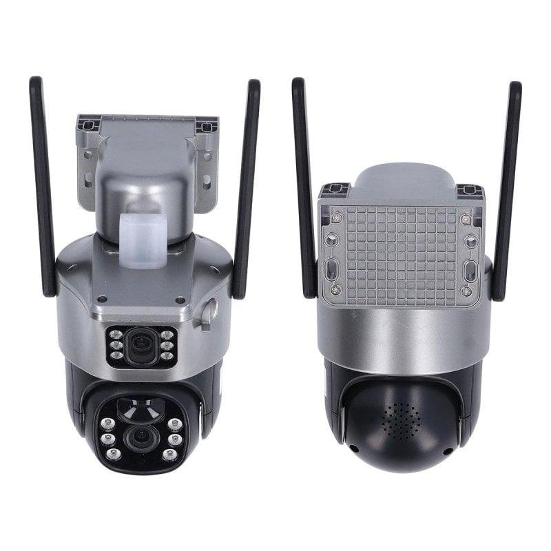Detalle 2 de Klack Cámara de Seguridad Solar WiFi doble lente IP66