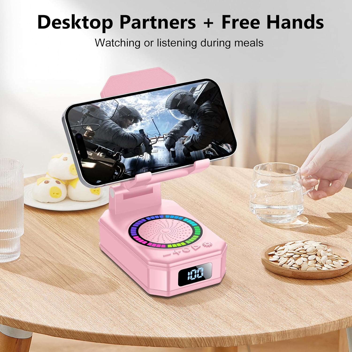 Thumbnail 6 de Foldable Phone Charger Stand with Bluetooth Speaker