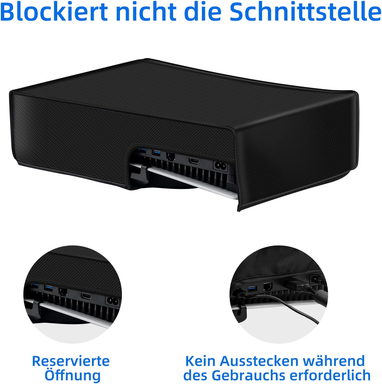 Detalle de Staubschutz-Hülle für PS5 1680D Oxford
