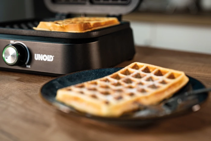Detalle 2 de Unold Belgisches Waffeleisen Brüssel für belgische Waffeln