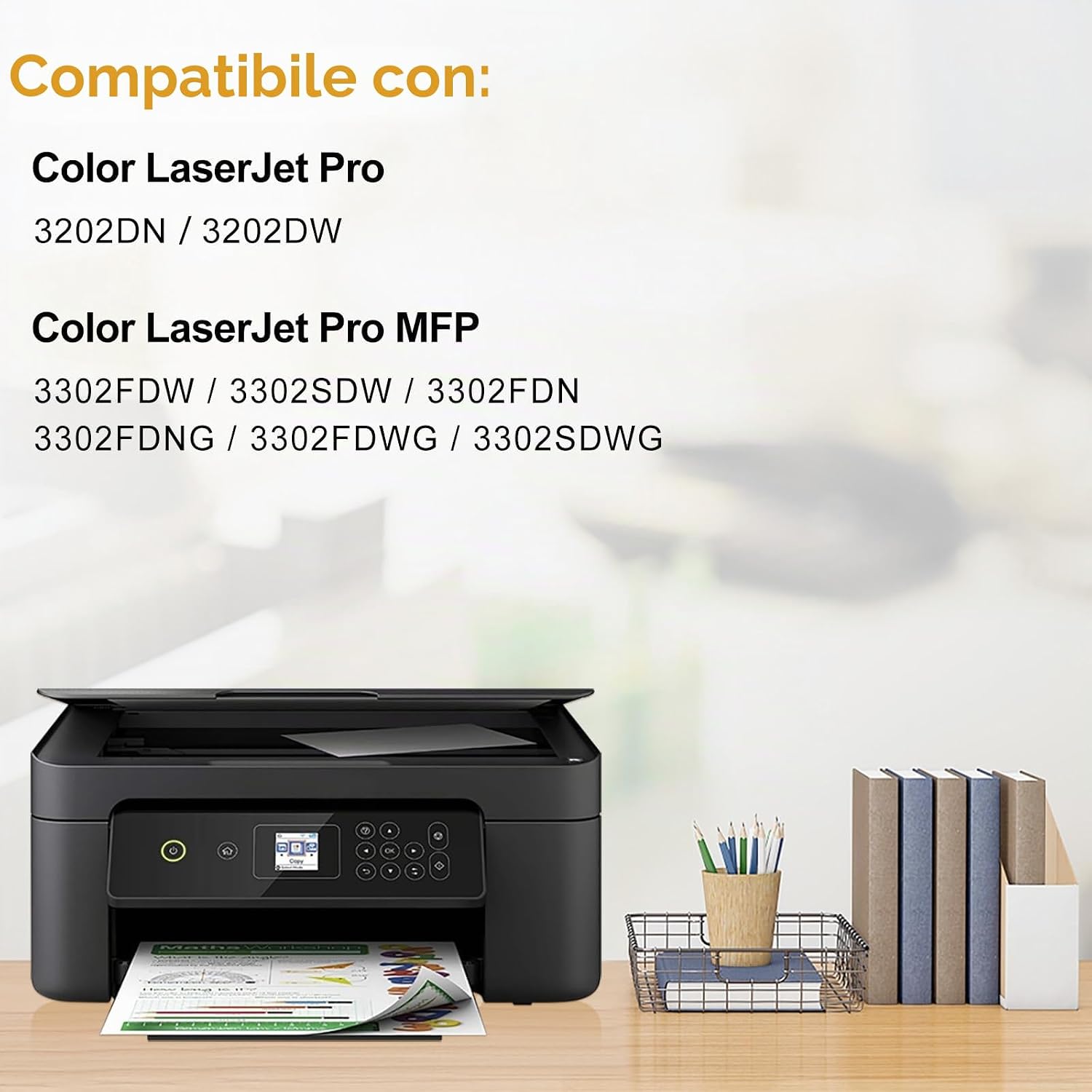 Thumbnail 1 de LeciRoba Toner 219A (confezione da 5) per HP Color LaserJet Pro 3202/3302 – con chip, resa contenuta