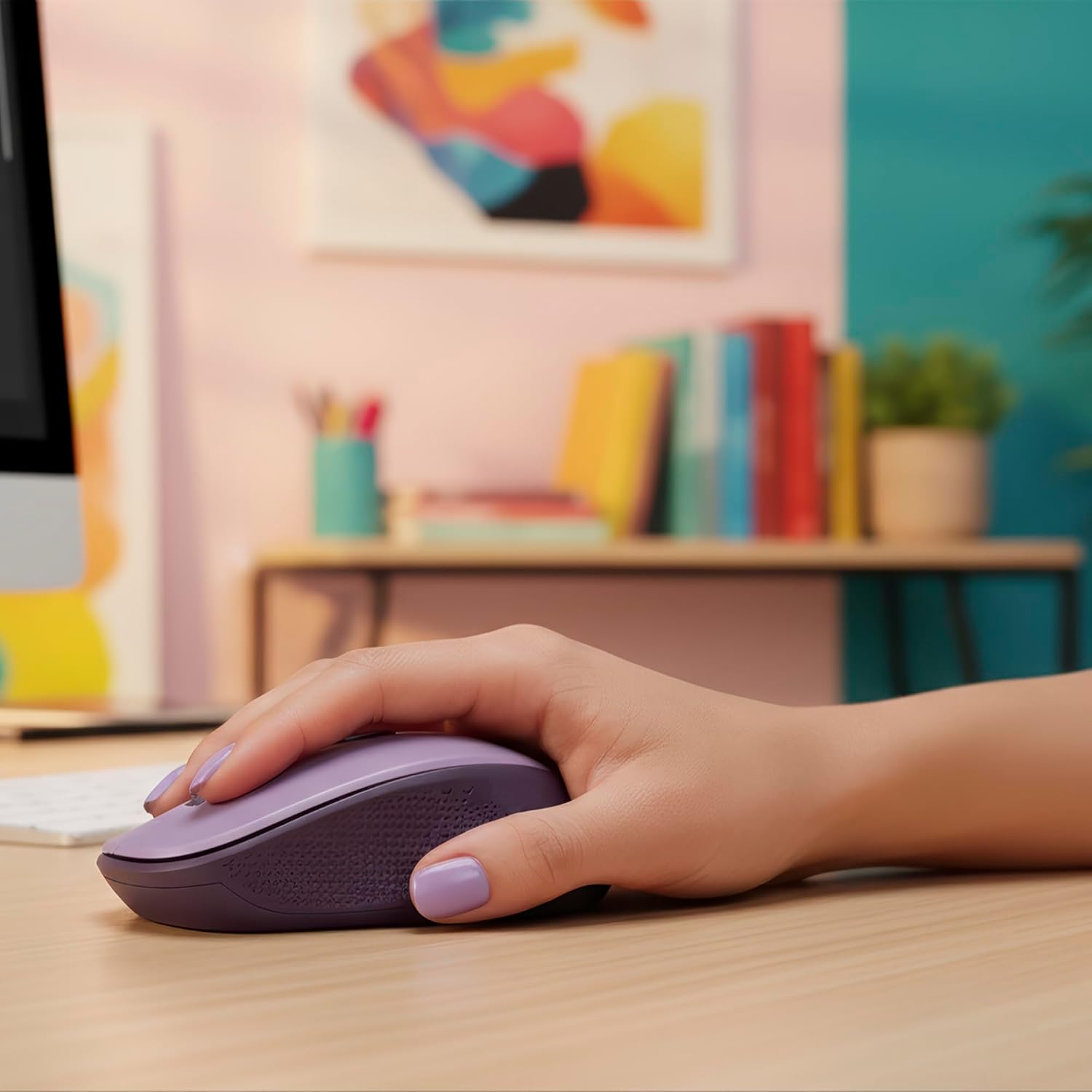 Detalle de Ngs Dewlilac Wireless Mouse One Size — Compatto, versatile e wireless