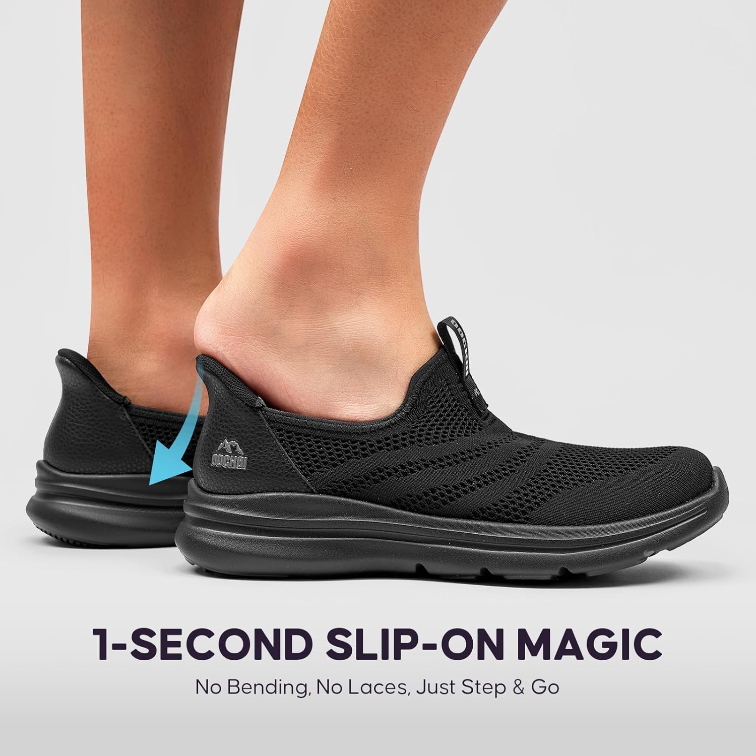 Thumbnail 3 de ODCKOI Baskets Slip-on Homme Respirantes – Légères et Confortables