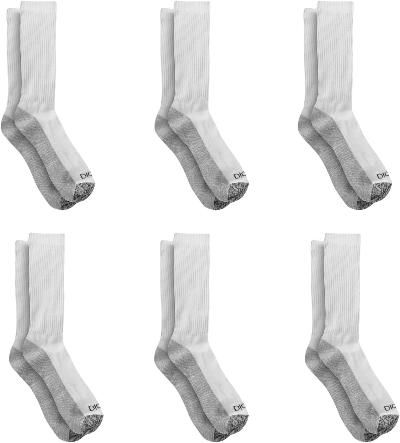 Detalle 2 de Dickies Dri-Tech Moisture Control Crew Socks, 18 Pairs