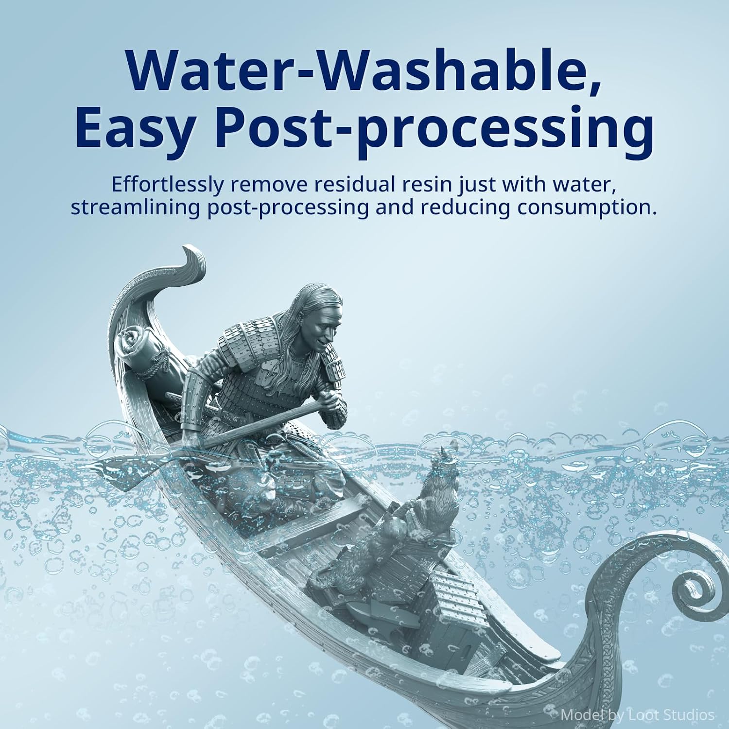 Detalle de ANYCUBIC Water Washable Resin 1kg