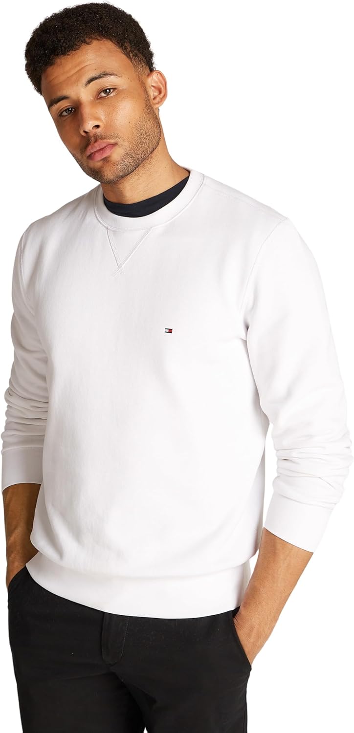 Thumbnail 6 de Tommy Hilfiger Sweat homme Essential Fleece col rond à manches en molleton Regular Fit