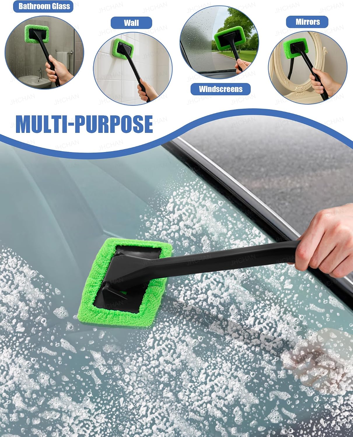 Detalle 1 de JHCHAN Car Windscreen Cleaner Inside Tool