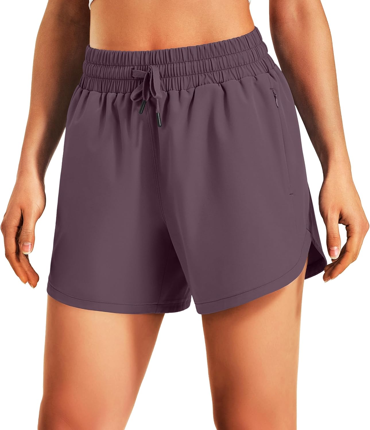 Detalle de Hugut Women's Running Shorts, 5-Inch Inseam