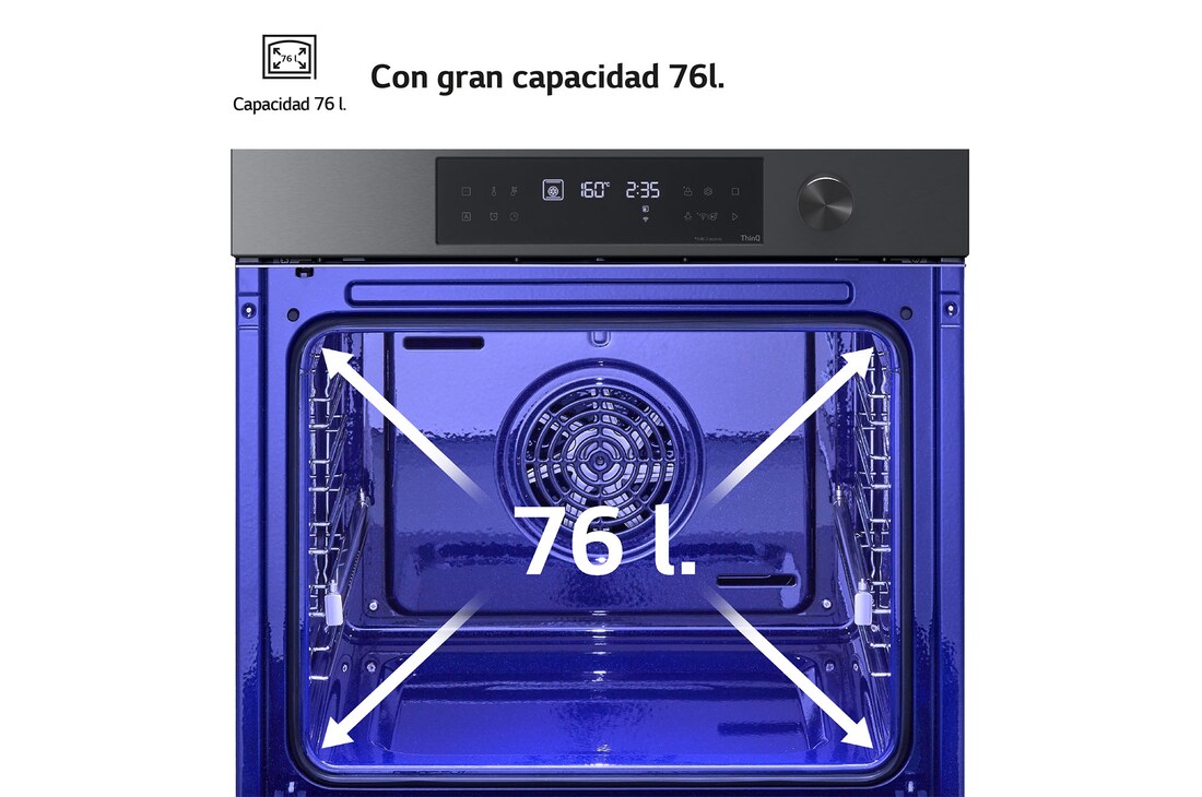 Thumbnail 3 de Instaview WS7D7632WB horno pirolítico 76 L