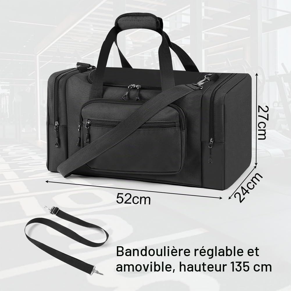 Detalle 2 de OSDUE sporttas 52 x 27 x 24 cm van waterafstotende Oxford-stof