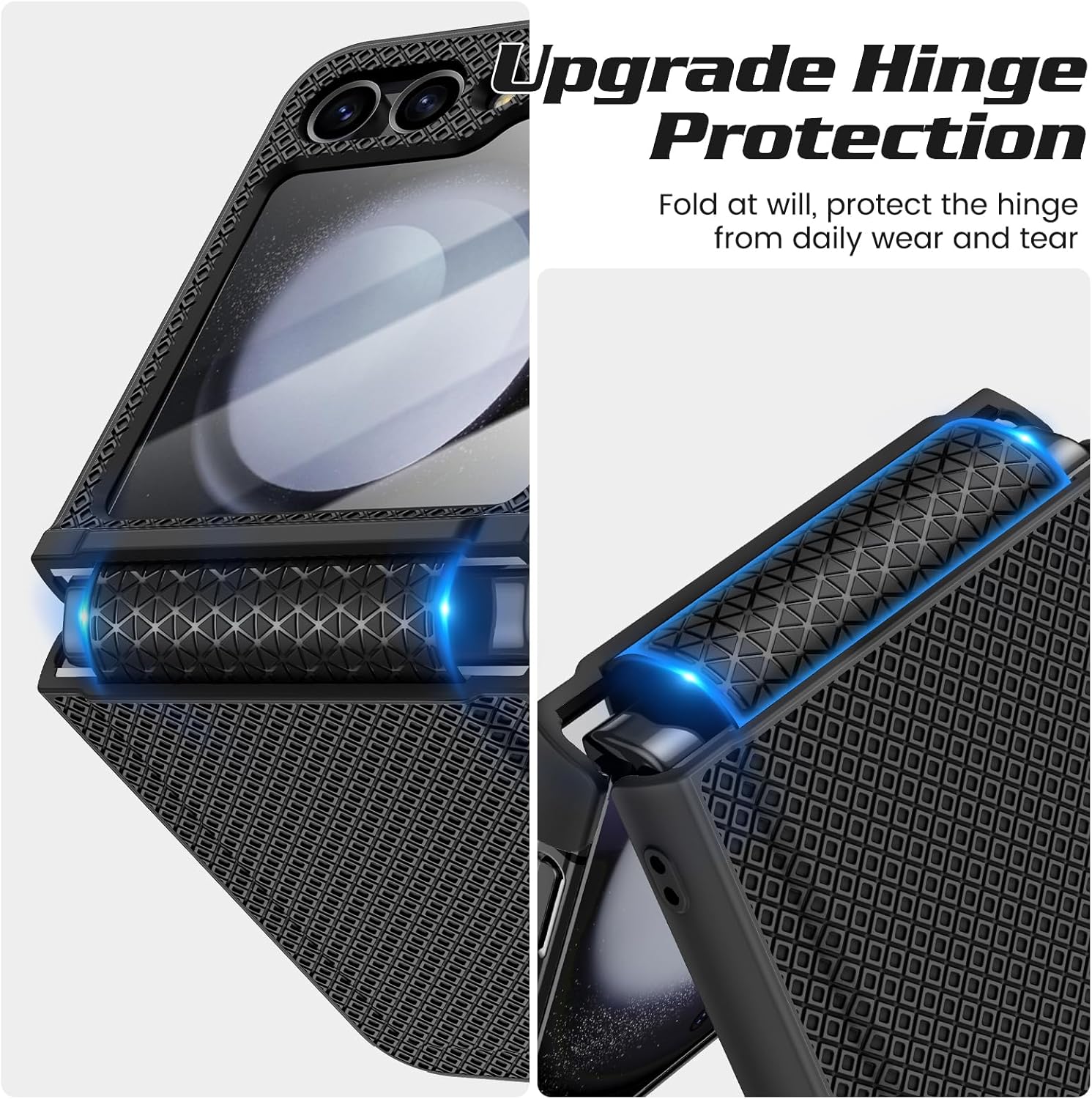 Thumbnail 6 de Doeshine Case for Samsung Galaxy Z Flip 5 with Back Screen Protector & Hinge Protection