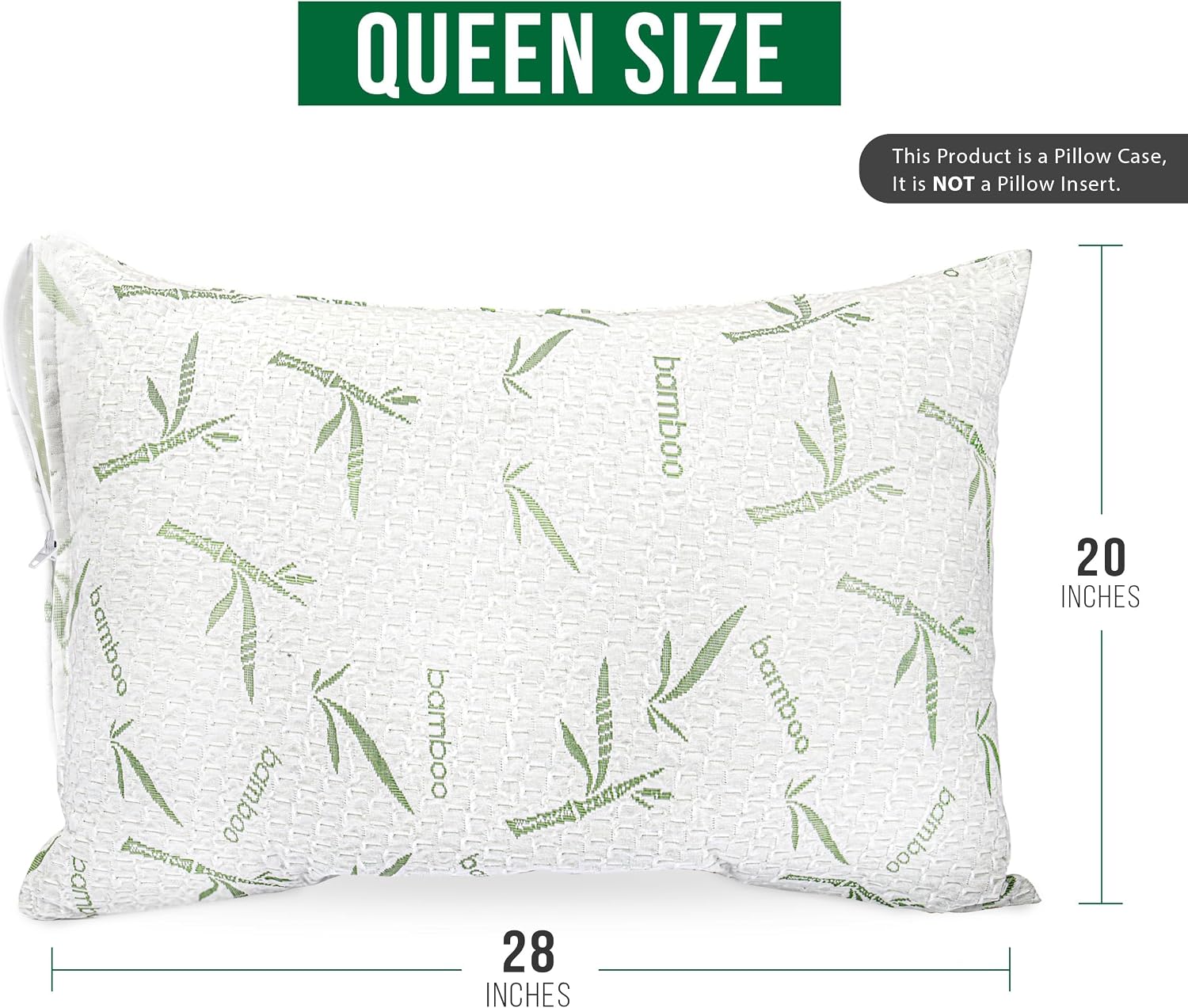 Thumbnail 2 de Utopia Bedding Queen Pillow Protectors, Waterproof Bamboo-Viscose Covers, 2-Pack